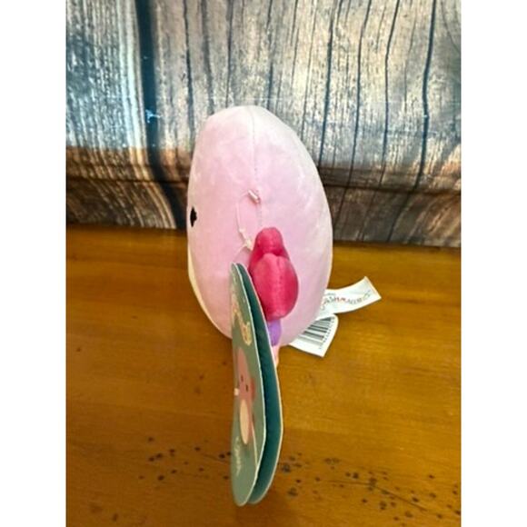 NWT Squishmallows Cailey the Pink Crab Plush Toy Small 5” Washable - Picture 4 of 6